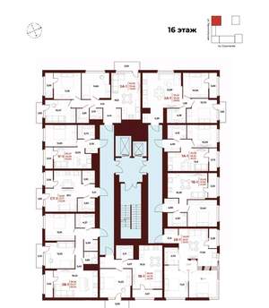 2-к квартира, вторичка, 65м2, 16/18 этаж