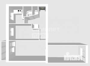 3-к квартира, вторичка, 57м2, 5/5 этаж