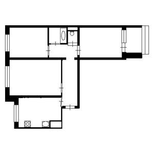 3-к квартира, вторичка, 65м2, 6/10 этаж