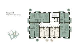 2-к квартира, вторичка, 98м2, 4/18 этаж