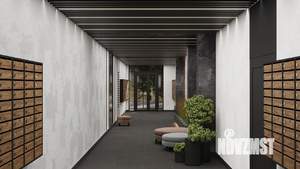 1-к квартира, строящийся дом, 34м2, 15/17 этаж