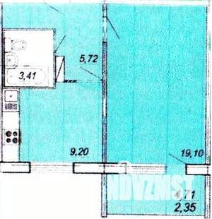 1-к квартира, вторичка, 42м2, 8/10 этаж