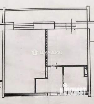 1-к квартира, вторичка, 41м2, 1/10 этаж