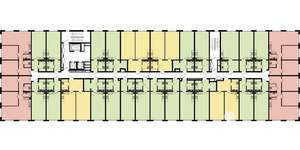 3-к квартира, строящийся дом, 75м2, 2/17 этаж