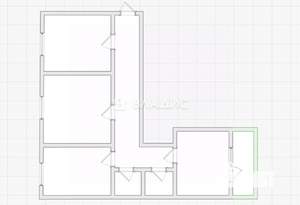 3-к квартира, вторичка, 62м2, 1/9 этаж