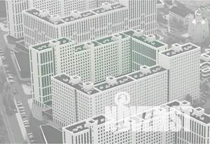 1-к квартира, строящийся дом, 36м2, 17/18 этаж