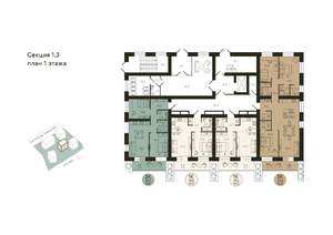 3-к квартира, вторичка, 97м2, 1/18 этаж