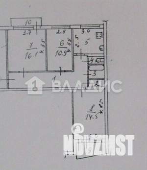 3-к квартира, вторичка, 71м2, 9/9 этаж