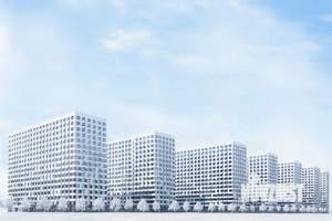 3-к квартира, строящийся дом, 76м2, 3/17 этаж