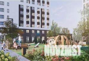 1-к квартира, строящийся дом, 34м2, 9/18 этаж