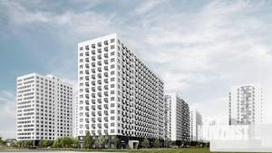 1-к квартира, строящийся дом, 32м2, 6/18 этаж