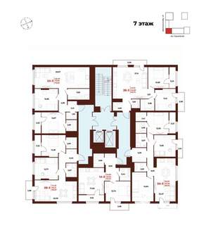 2-к квартира, вторичка, 76м2, 7/18 этаж