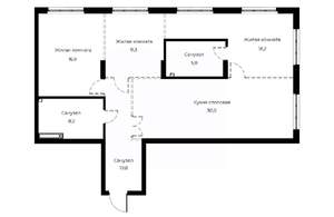 2-к квартира, вторичка, 101м2, 19/23 этаж