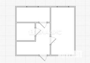 1-к квартира, вторичка, 35м2, 1/9 этаж