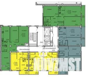 3-к квартира, строящийся дом, 75м2, 3/18 этаж