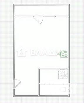 Студия квартира, вторичка, 27м2, 9/14 этаж