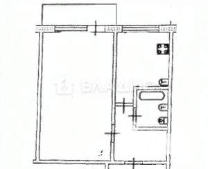 1-к квартира, вторичка, 30м2, 2/5 этаж