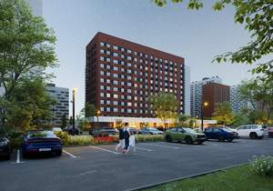 1-к квартира, вторичка, 40м2, 7/12 этаж