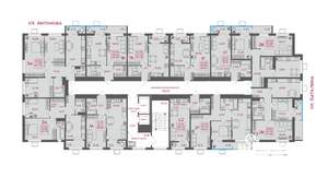 1-к квартира, вторичка, 46м2, 12/17 этаж