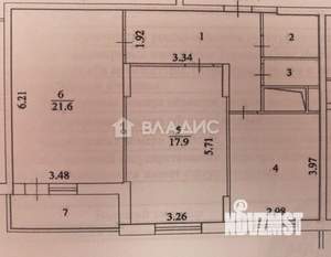2-к квартира, вторичка, 66м2, 11/16 этаж