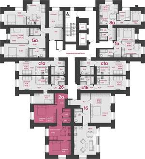 2-к квартира, вторичка, 62м2, 2/17 этаж