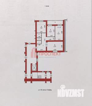 3-к квартира, вторичка, 106м2, 1/10 этаж