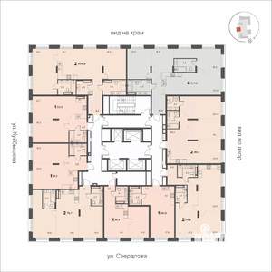 Студия квартира, вторичка, 41м2, 6/23 этаж