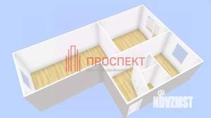 2-к квартира, вторичка, 44м2, 4/5 этаж